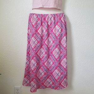 Lively Pink Maxi Skirt